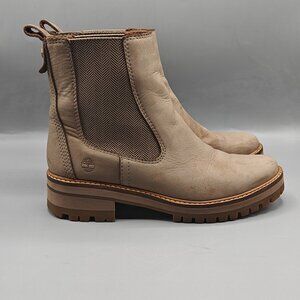 Timberland Boots Courmayeur Valley Chelsea Bootie A1RRK Brown Leather